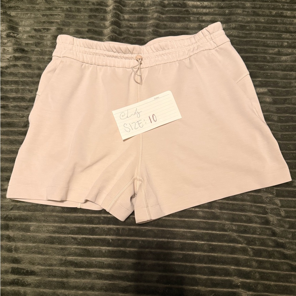 White/cream lululemon shorts size 10